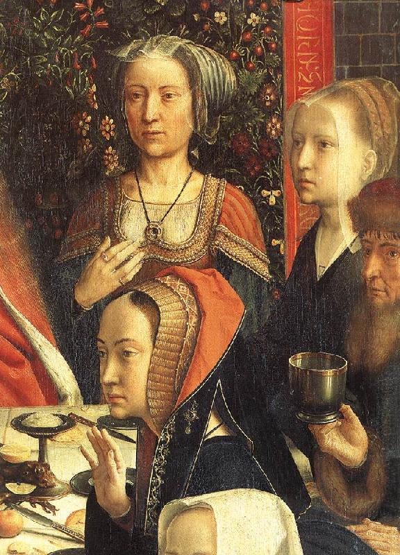 DAVID, Gerard The Marriage at Cana (detail) dsg Sweden oil painting art